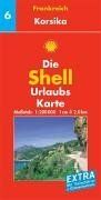 Shell Urlaubskarte Frankreich 06. Korsika. 1 : 200 000