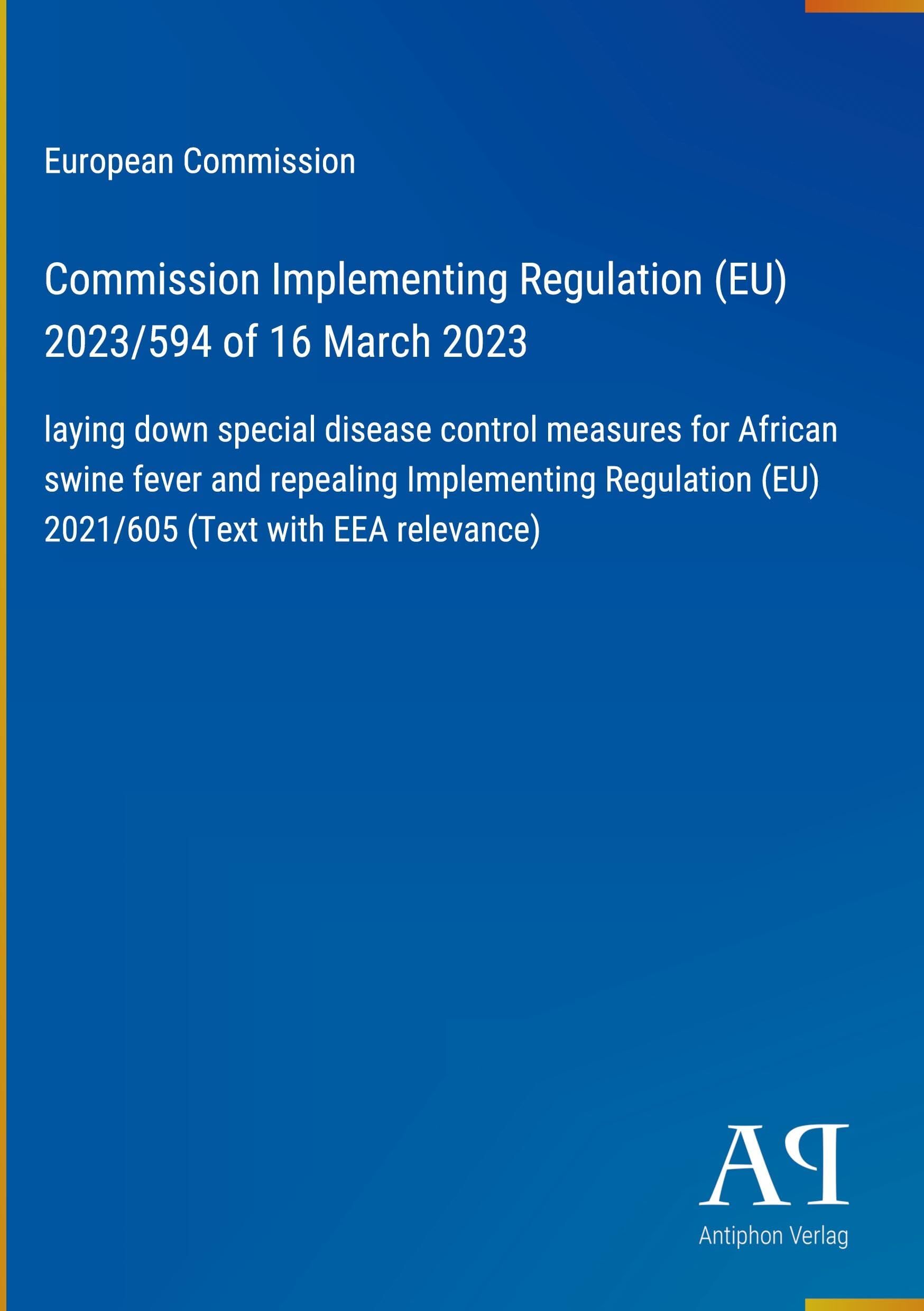 Commission Implementing Regulation (EU) 2023/594 of 16 March 2023
