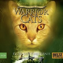 Warrior Cats - Die Macht der drei. Fluss der Finsternis: Gelesen von Marlen Diekhoff, 5 CDs in der Multibox, 6 Std. 48 Min. von Hunter, Erin | Buch | Zustand gut