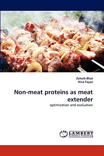 Non-meat proteins as meat extender: optimization and evaluation