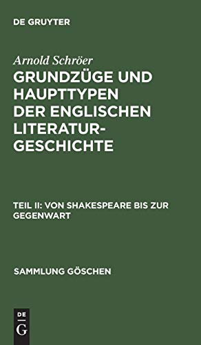 Von Shakespeare bis zur Gegenwart (Sammlung Göschen, 287, Band 287)