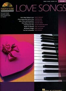 Piano Play-Along Volume 7 Love Songs Pvg Pf Book/Cd (Piano Playalong S)