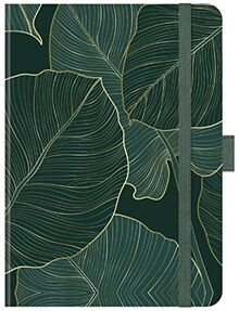 Premium Timer Midi "Palm Leaves" 2023: Buchkalender - Terminplaner mit hochwertiger Folienveredelung und Prägung. 11 x 15,5 cm