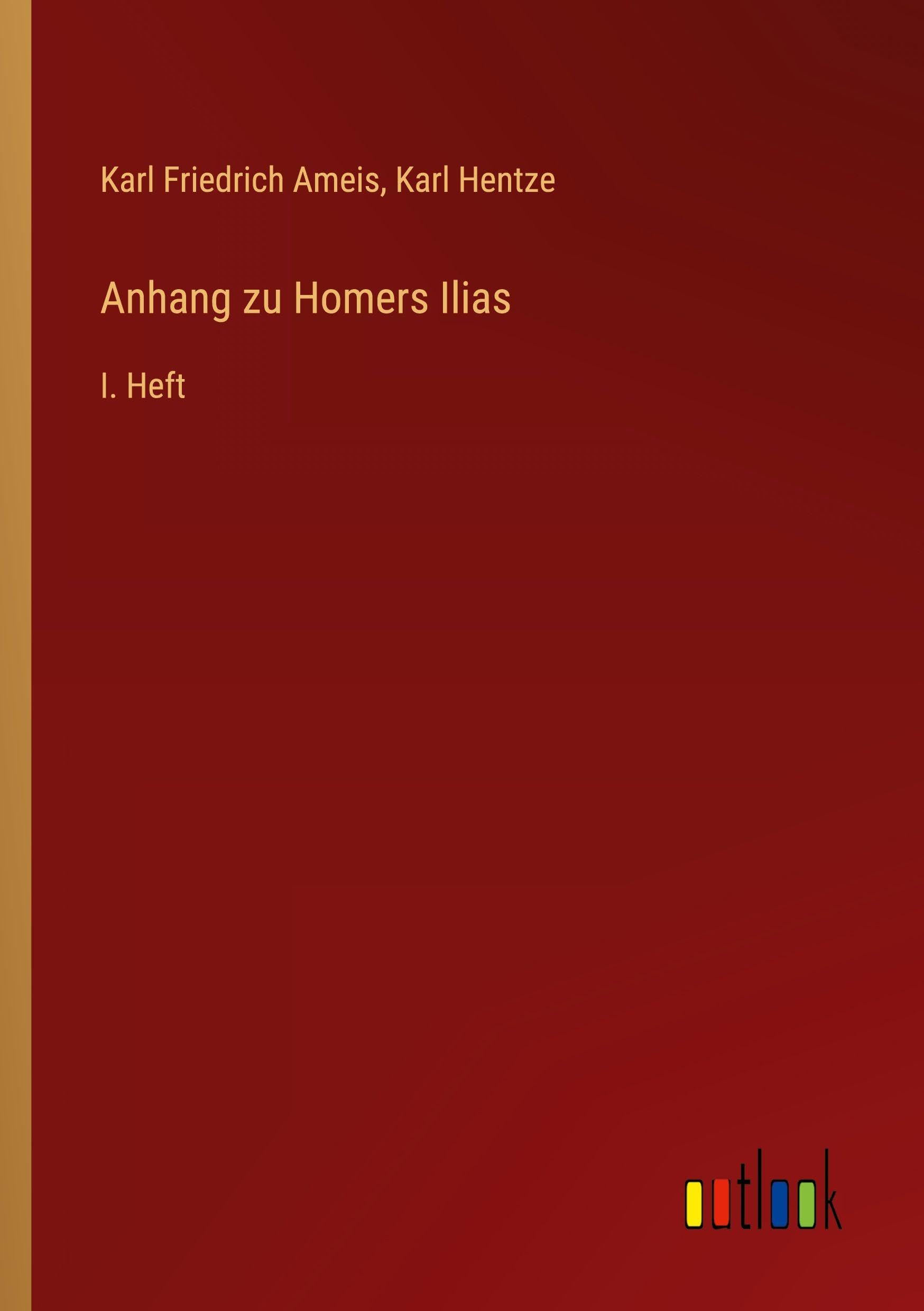 Anhang zu Homers Ilias: I. Heft