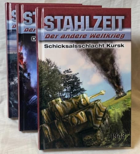STAHLZEIT Bände 1-3 Schicksalsschlacht Kursk - Die Ostfront brennt! - D-Day Die Invasion - Tom Zola Taschenbuch