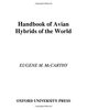 Handbook of Avian Hybrids of the World