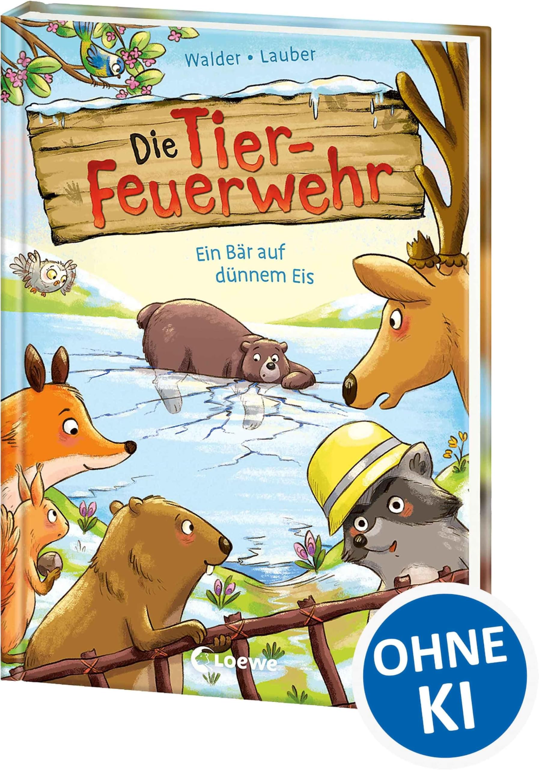 Die Tier-Feuerwehr (Band 3) - Ein Bär auf dünnem Eis: Ein frostiger Einsatz für Eddie und seine Freunde - Tierisch starkes Erstlesebuch von Bestseller-Autorin Vanessa Walder ab 7 Jahren