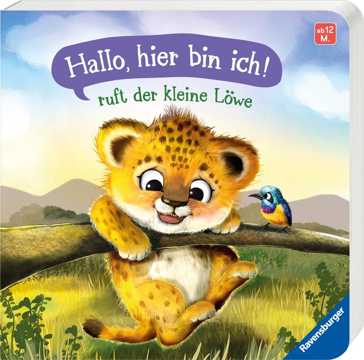 Hallo, hier bin ich!, ruft der kleine Löwe - Erste Vorlesegeschichte für Kinder ab 1 Jahr