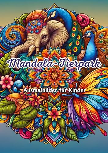 Mandala-Tierpark: Ausmalbilder für Kinder