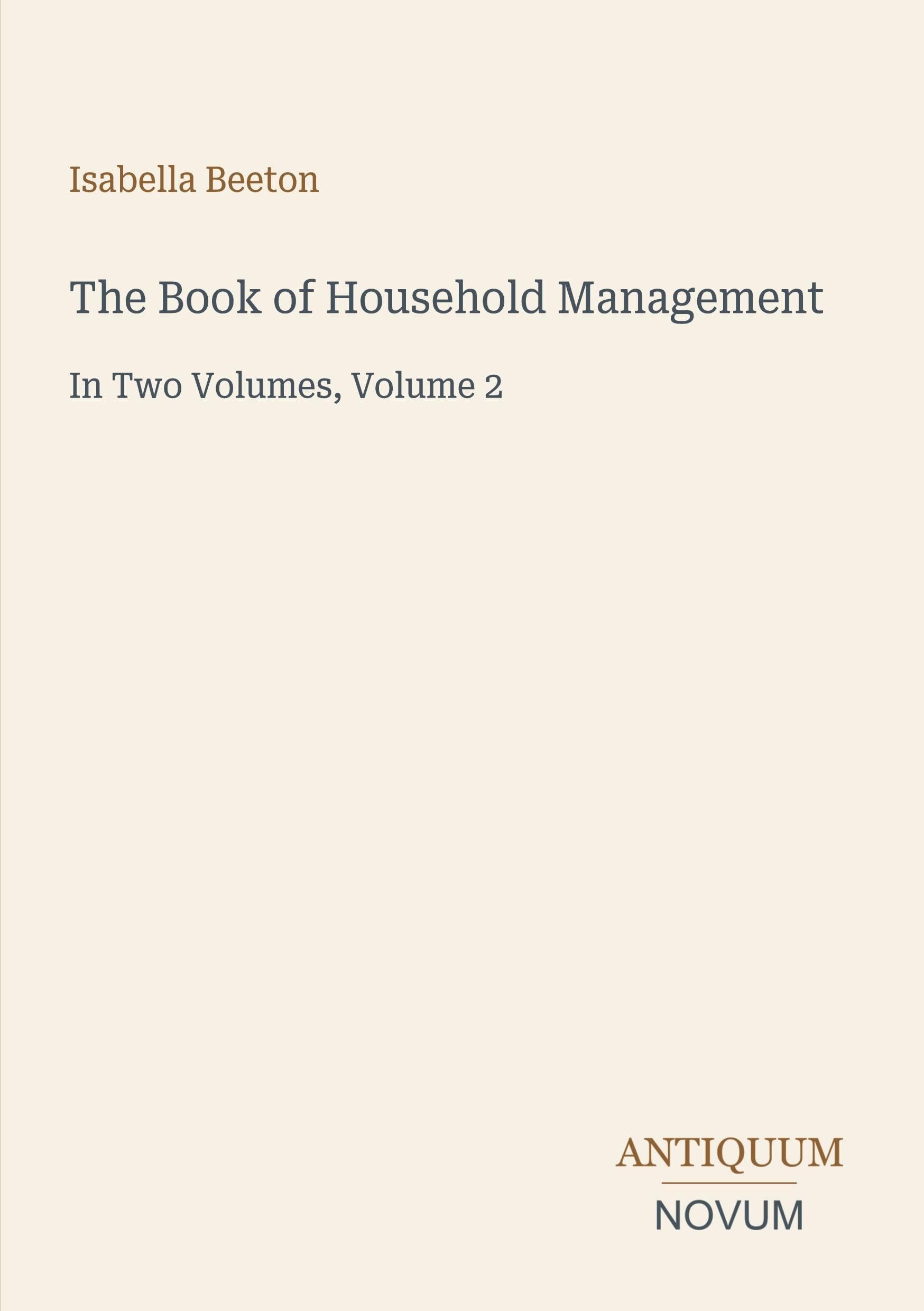 The Book of Household Management