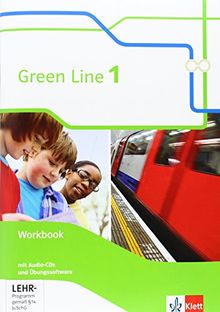 Green Line / Workbook mit 3 Audio-CDs und Übungssoftware 5. Klasse