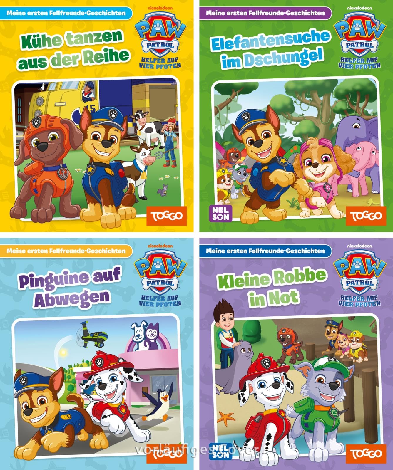 Nelson Mini-Bücher: PAW Patrol 29-32: 24 Mini-Bücher im Display – Meine ersten Fellfreunde-Geschichten | Spannende Mitmachgeschichten mit den heldenhaften Hunden ab 3 Jahren