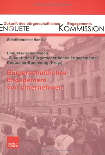 Bürgerschaftliches Engagement von Unternehmen (Zukunft des Bürgerschaftlichen Engagements (Enquete-Kommission))