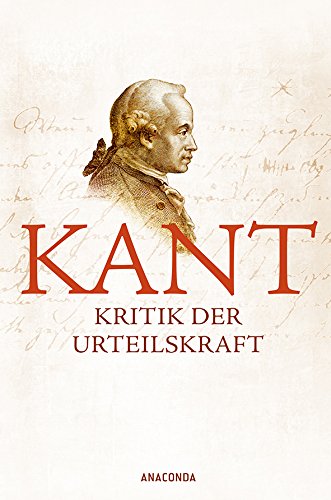 Kritik Der Urteilskraft Von Immanuel Kant