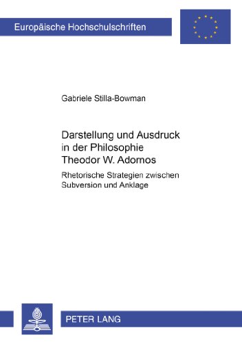 Darstellung und Ausdruck in der Philosophie Theordor W. Adornos