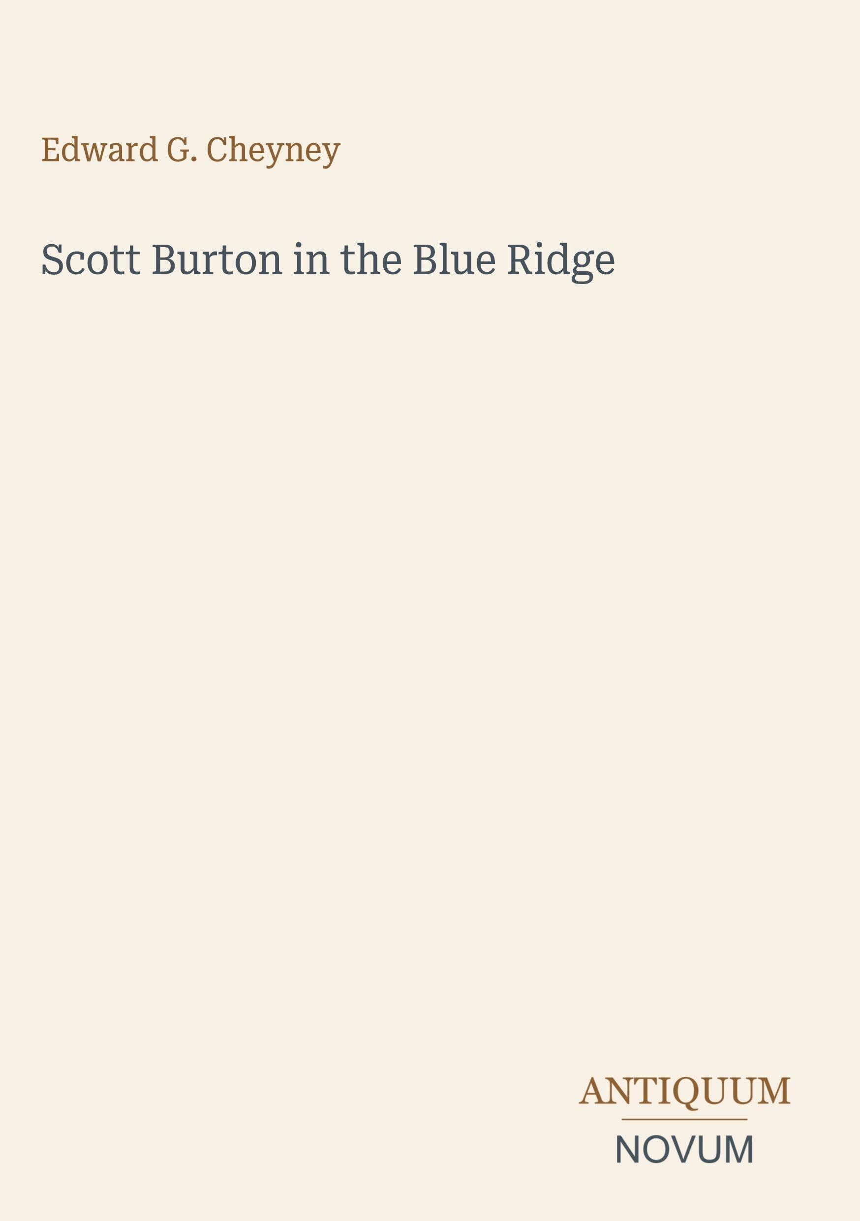 Scott Burton in the Blue Ridge