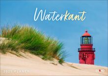Waterkant Kalender 2025: Großer Wandplaner 2025 mit atemberaubenden Fotos deutscher Nordsee- und Ostsee-Küsten. Foto-Wandkalender 2025 zum Eintragen. 31 x 22 cm. Querformat