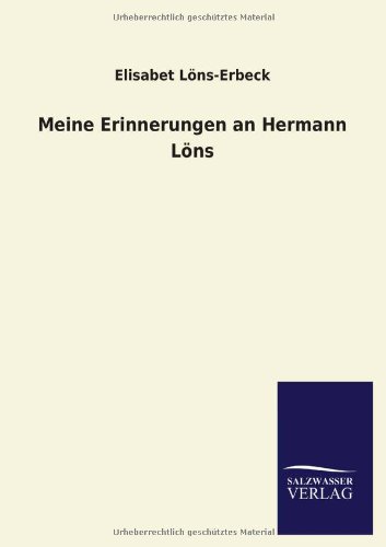 Meine Erinnerungen an Hermann Löns