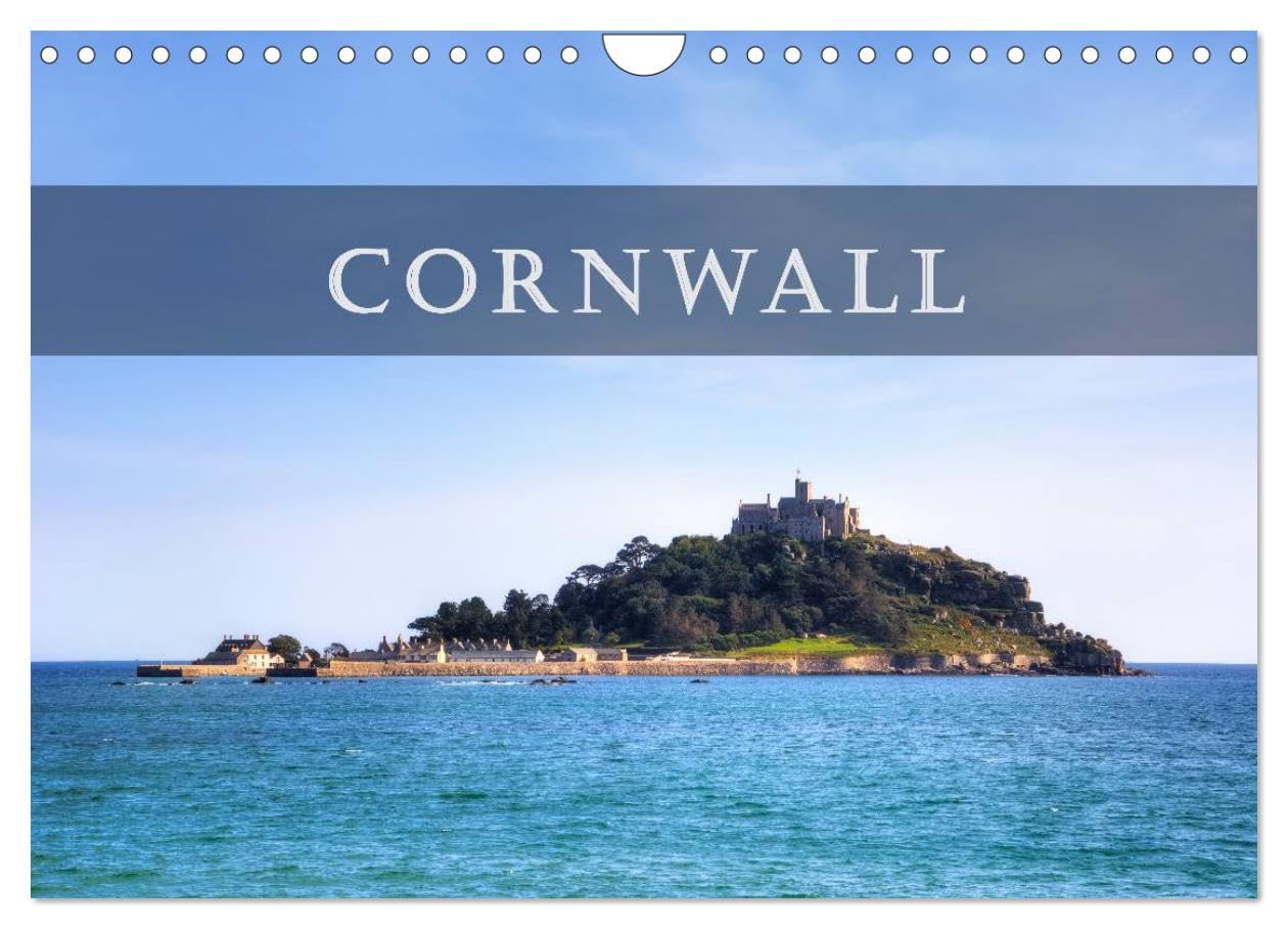 Cornwall (Wall Calendar 2026 DIN A4 landscape), CALVENDO 12 Month Wall Calendar: Cornwall - rugged cliffs and picture perfect bays