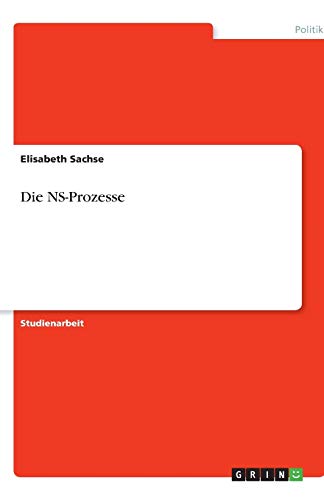 Die NS-Prozesse