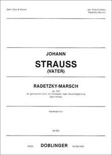 STRAUSS Johann : Radetzky-Marsch von Strauß, Johann (Vater) | Buch | Zustand sehr gut