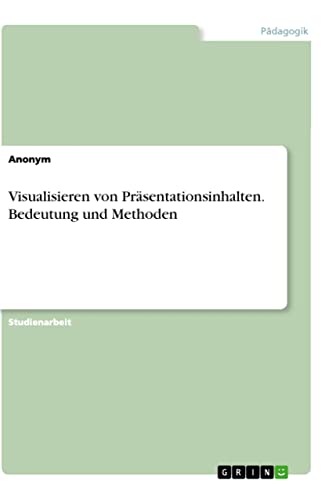 Visualisieren von Präsentationsinhalten. Bedeutung und Methoden