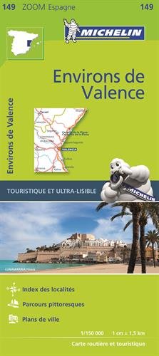 VALENCIA COSTA DEL AZAHAR 11149 CARTE ZOOM MICHELIN KAART