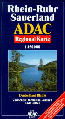 ADAC Karte, Rhein-Ruhr, Sauerland
