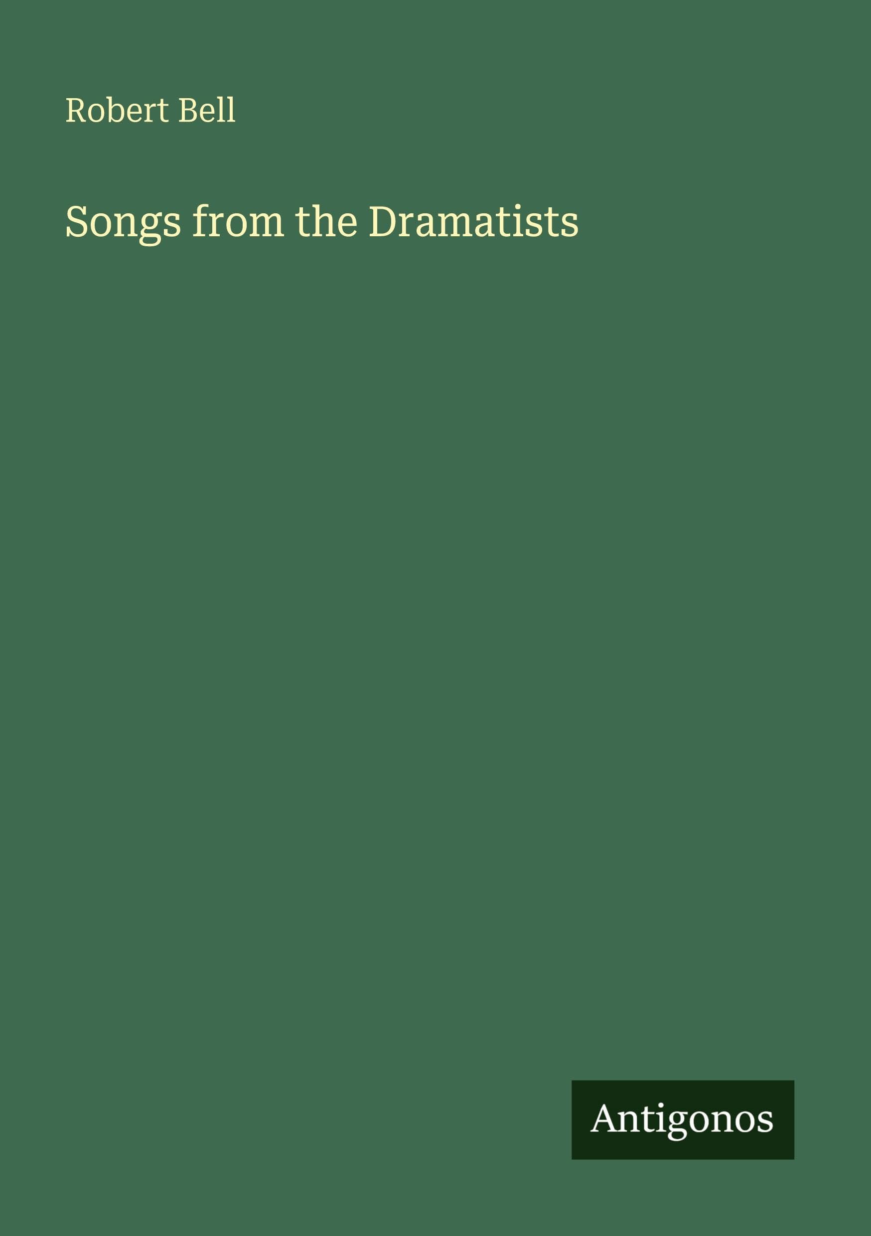 Songs from the Dramatists