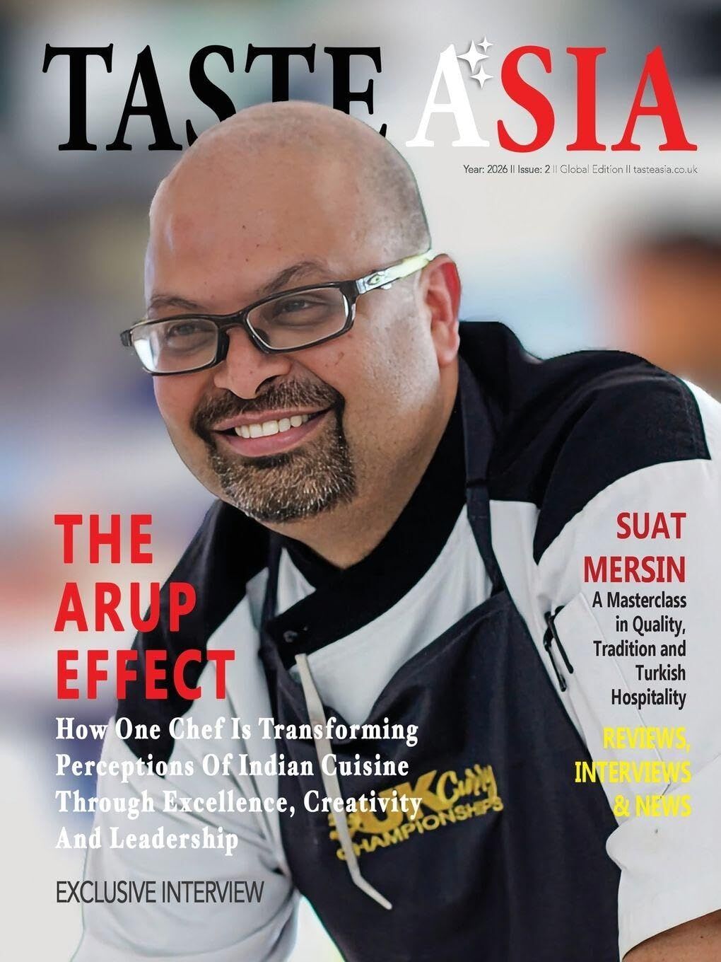 Taste Asia Magazine Interview with Chef Arup Dasgupta
