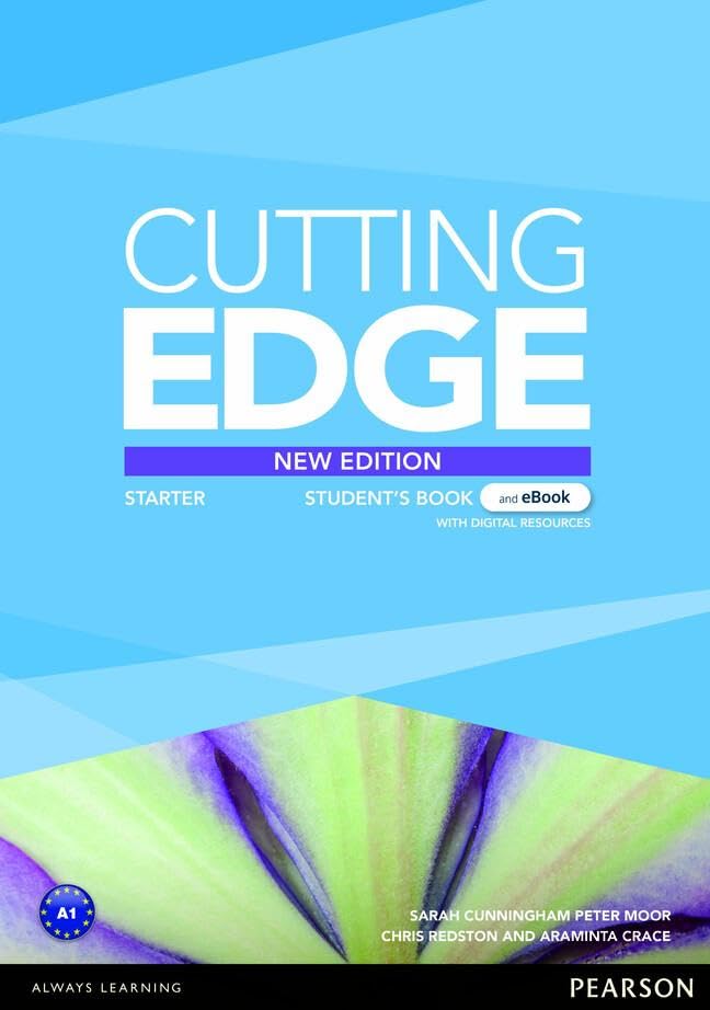Cutting Edge 3e Starter Students Book & eBook with Digital Resources Kartoniert (TB)