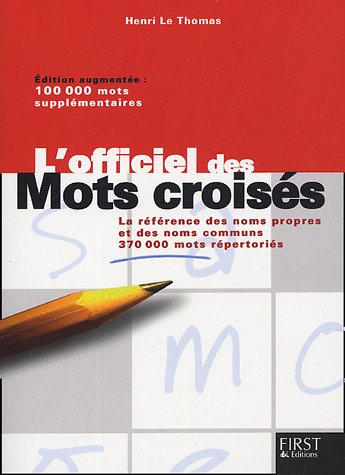 L'officiel Des Mots Croisés (pratique)