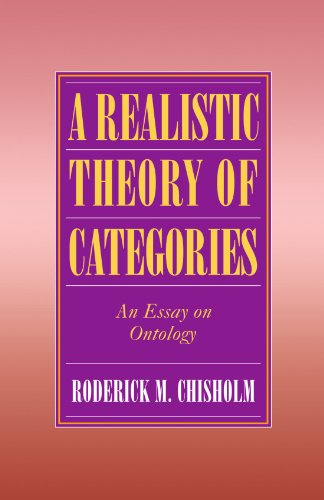 A Realistic Theory of Categories: An Essay on Ontology