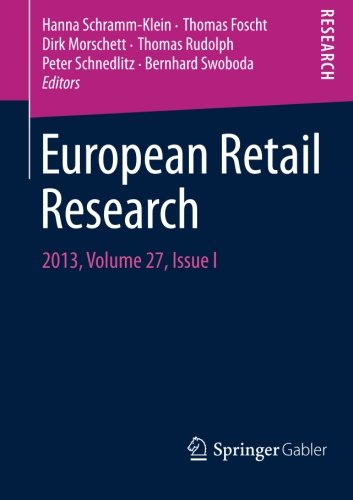 European Retail Research: 2013, Volume 27, Issue I