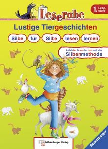 Leserabe mit Mildenberger Silbenmethode, Sonderband: Lustige Tiergeschichten: Silbe für Silbe lesen lernen