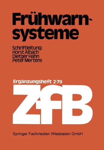 Frühwarnsysteme (Zeitschrift für Betriebswirtschaft)