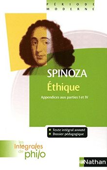 Ethique : appendices aux parties I et IV