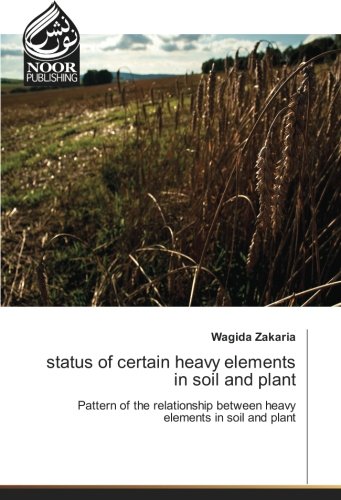 status of certain heavy elements in soil and plant: Pattern of the relationship between heavy elements in soil and plant