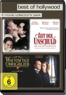 Best of Hollywood - 2 Movie Collector's Pack: Zeit der Unschuld / Was vom Tage übrig blieb [2 DVDs]