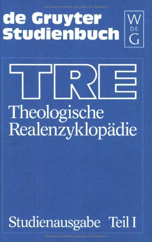 Krause, Gerhard (bis Bd 12); Müller, Gerhard: Theologische Realenzyklopädie: Theologische Realenzyklopädie, Tl.1, Aaron-Katechismus, 17 Bde. u. Reg.-Bd.: Teil I
