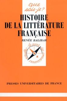 Histoire de la littérature française