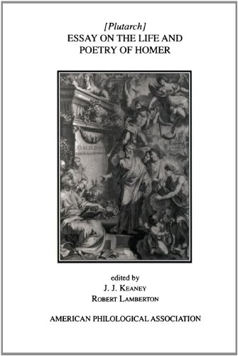 Essay On the Life and Poetry Of Homer (American Classical Studies) (American Philological Association American Classical Studies Series, Band 40)