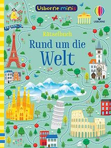 Usborne Minis - Rätselbuch: Rund um die Welt