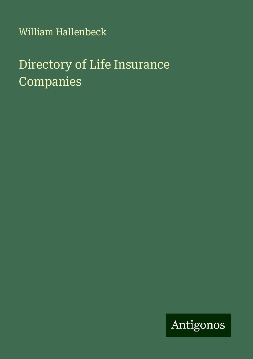 Directory of Life Insurance Companies