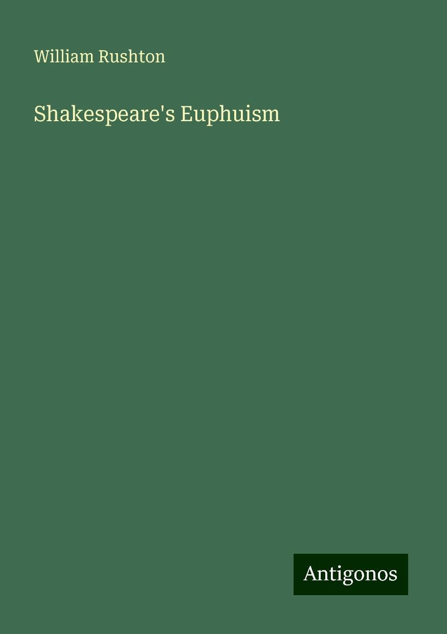 Shakespeare's Euphuism