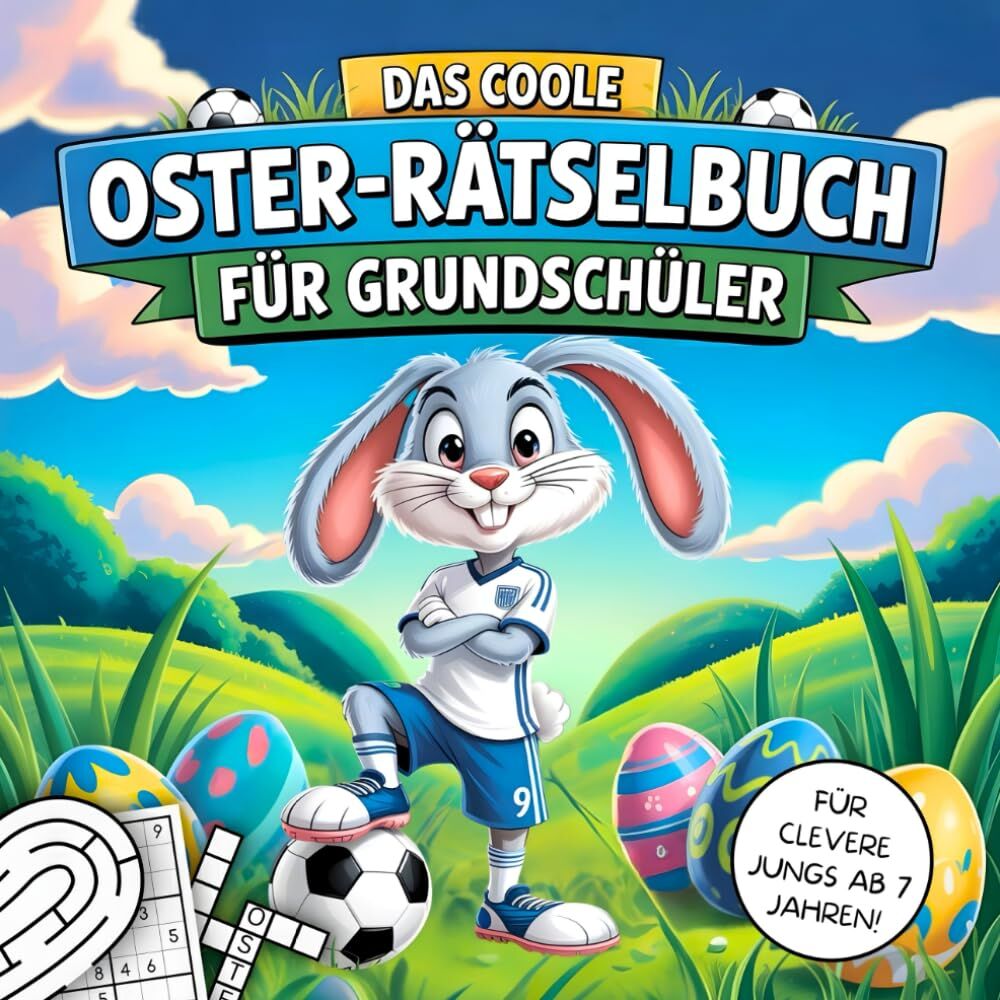 Das coole Oster Rätselbuch für Grundschüler