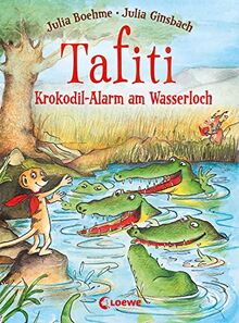 Tafiti (Band 19) - Krokodil-Alarm am Wasserloch: Komm mit nach Afrika und lerne die Welt von Tafiti kennen - Erstlesebuch zum Vorlesen und ersten Selberlesen ab 6 Jahren