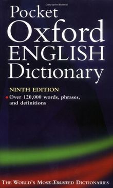Pocket Oxford English Dictionary by Catherine Soanes | Book | condition acceptable