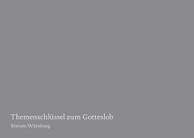 Themenschlüssel zum Gotteslob für die Diözese Würzburg