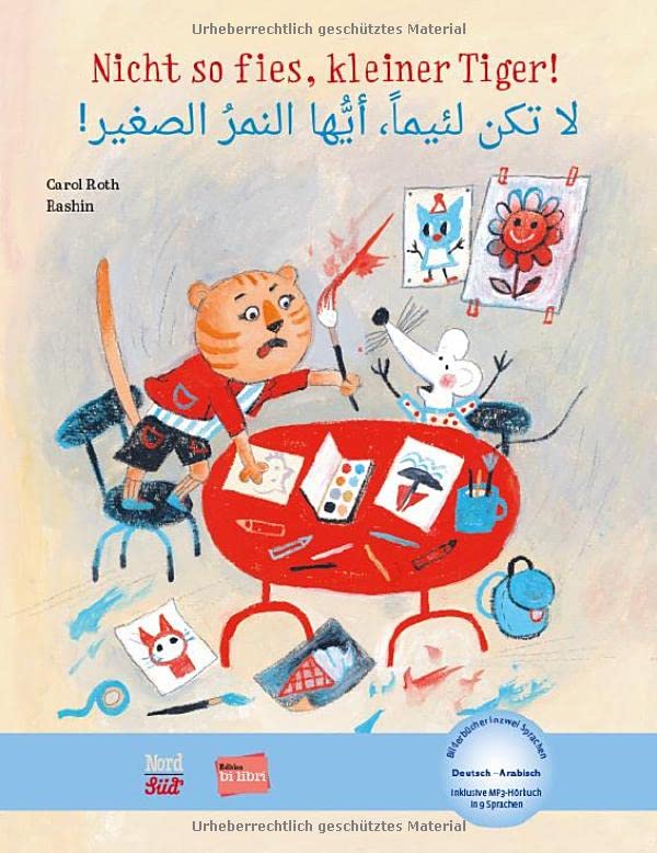 Nicht so fies, kleiner Tiger!: Kinderbuch Deutsch-Arabisch mit MP3-Hörbuch zum Herunterladen